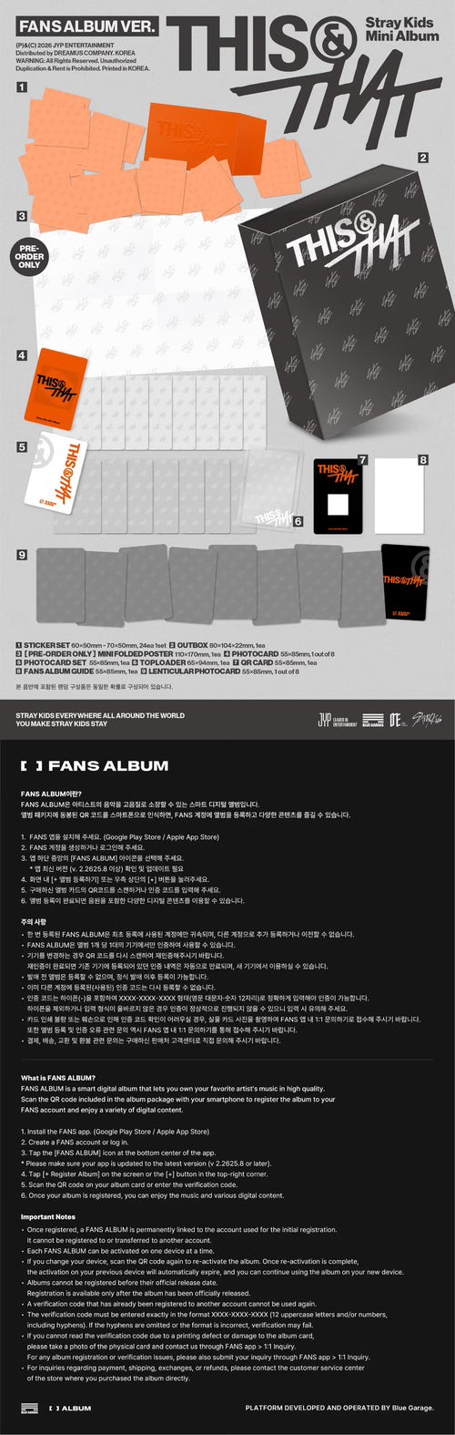 (PRE-VENTA) STRAY KIDS - THIS & THAT (FANS ALBUM VER.)