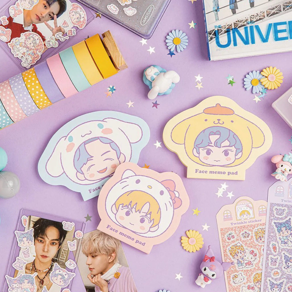 NCT x SANRIO Face Memo Pad (Merch Limitada)