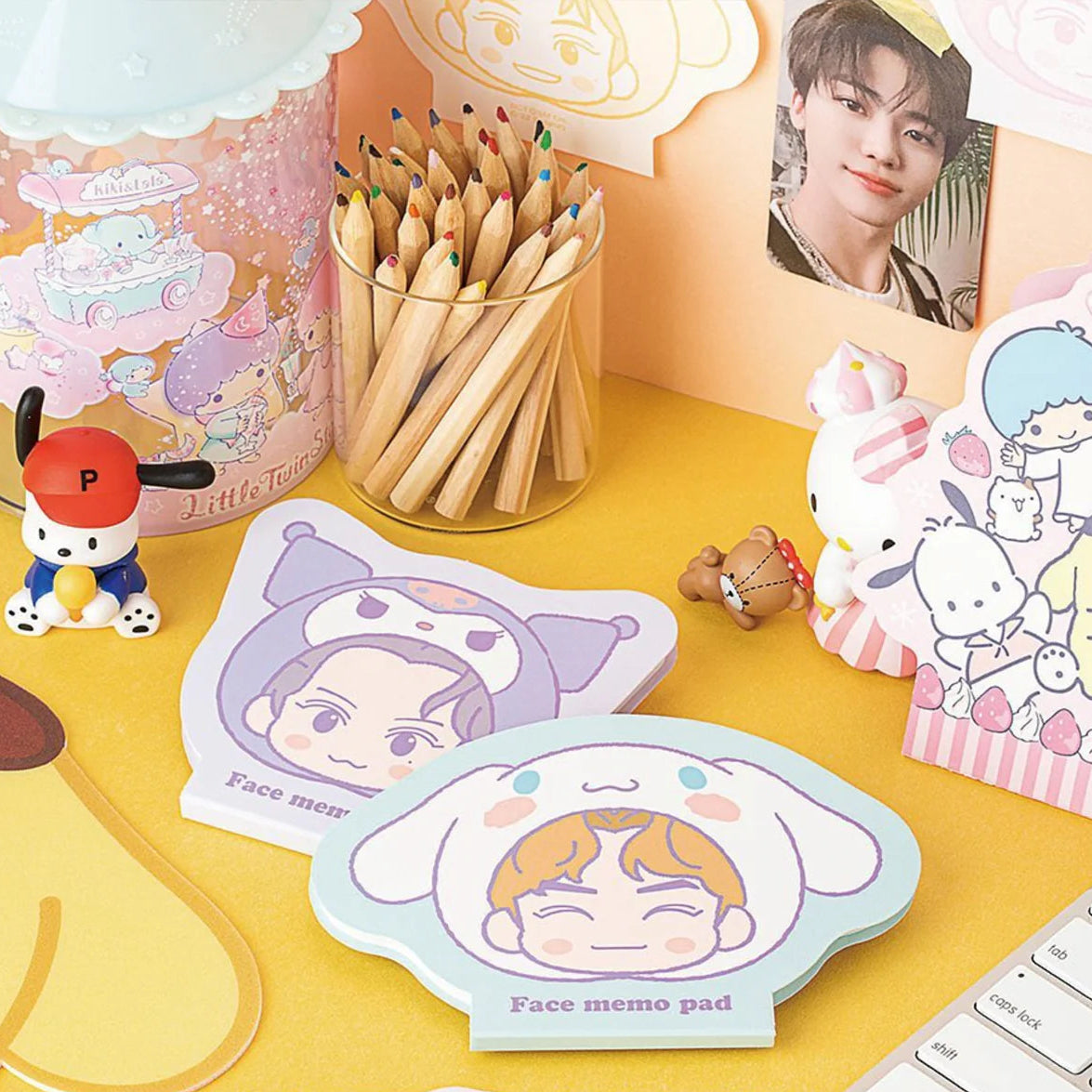 NCT x SANRIO Face Memo Pad (Merch Limitada)