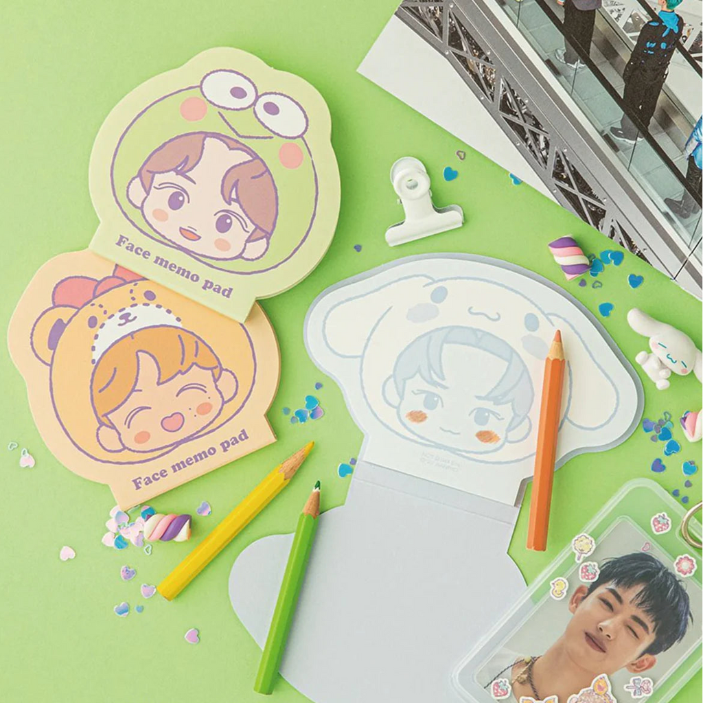 NCT x SANRIO Face Memo Pad (Merch Limitada)
