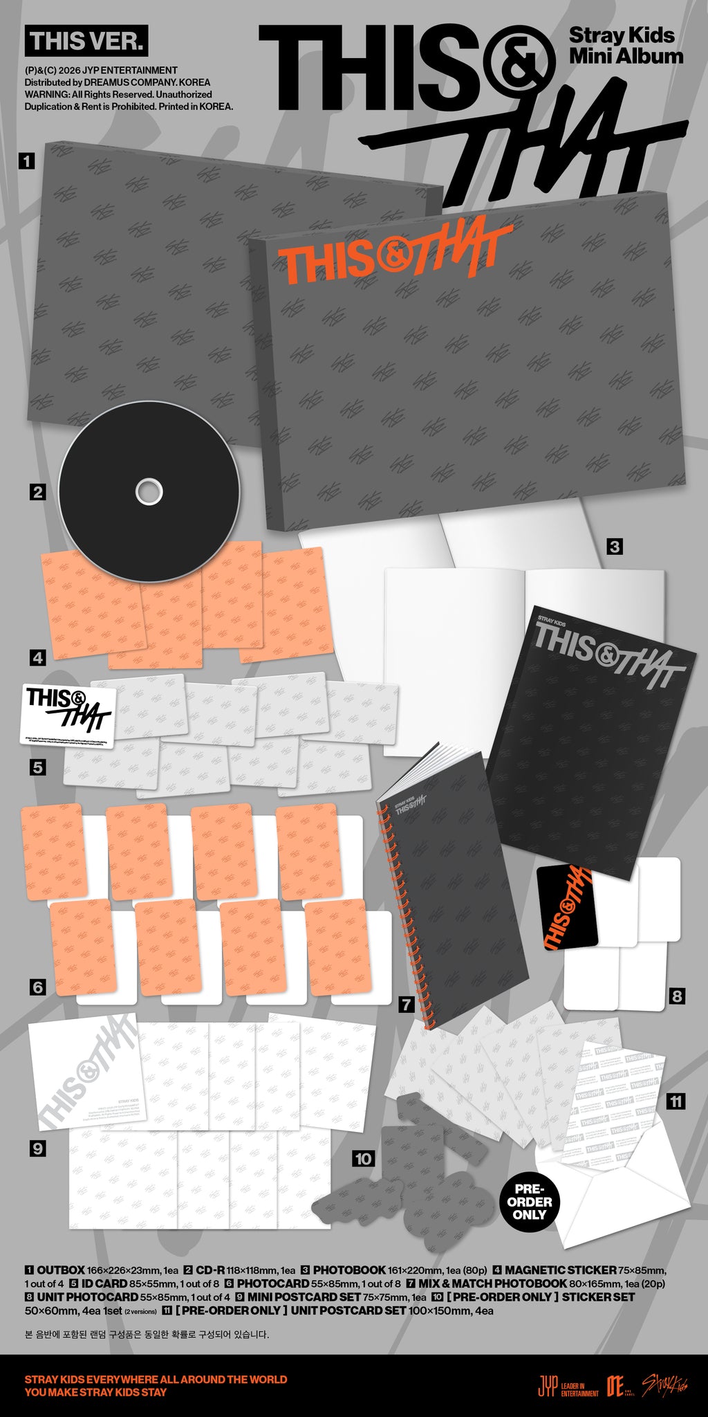 (PRE-VENTA) STRAY KIDS - THIS & THAT Álbum