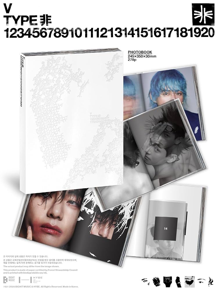 BTS V - TYPE 非 (PHOTOBOOK)