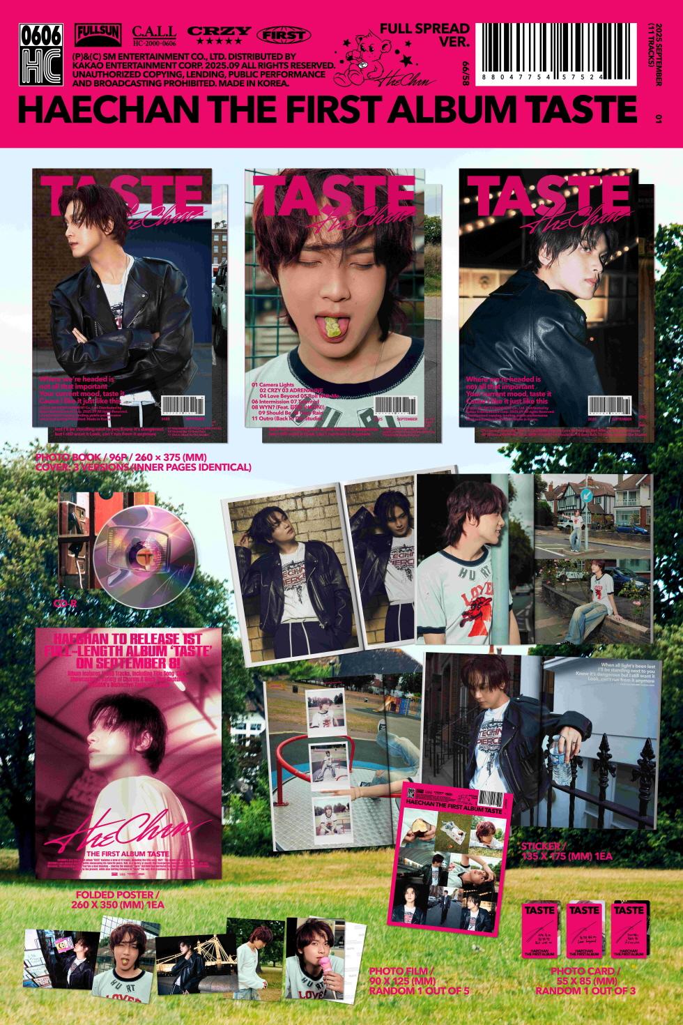 HAECHAN - TASTE (Full Spread Ver.) Álbum