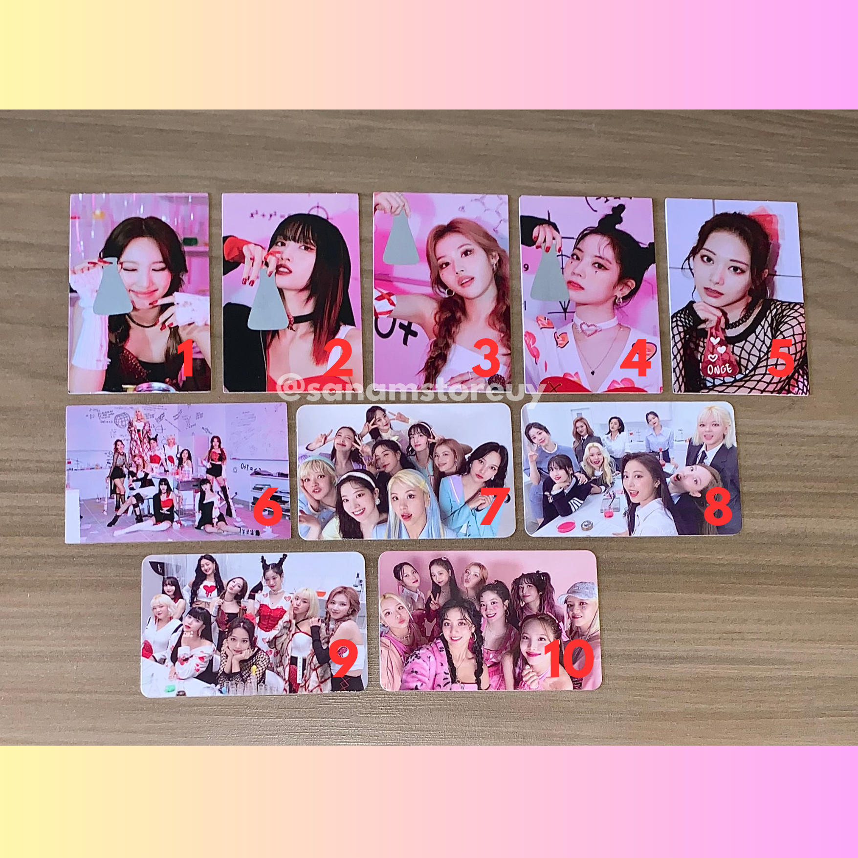TWICE - Formula of Love Photocards #2