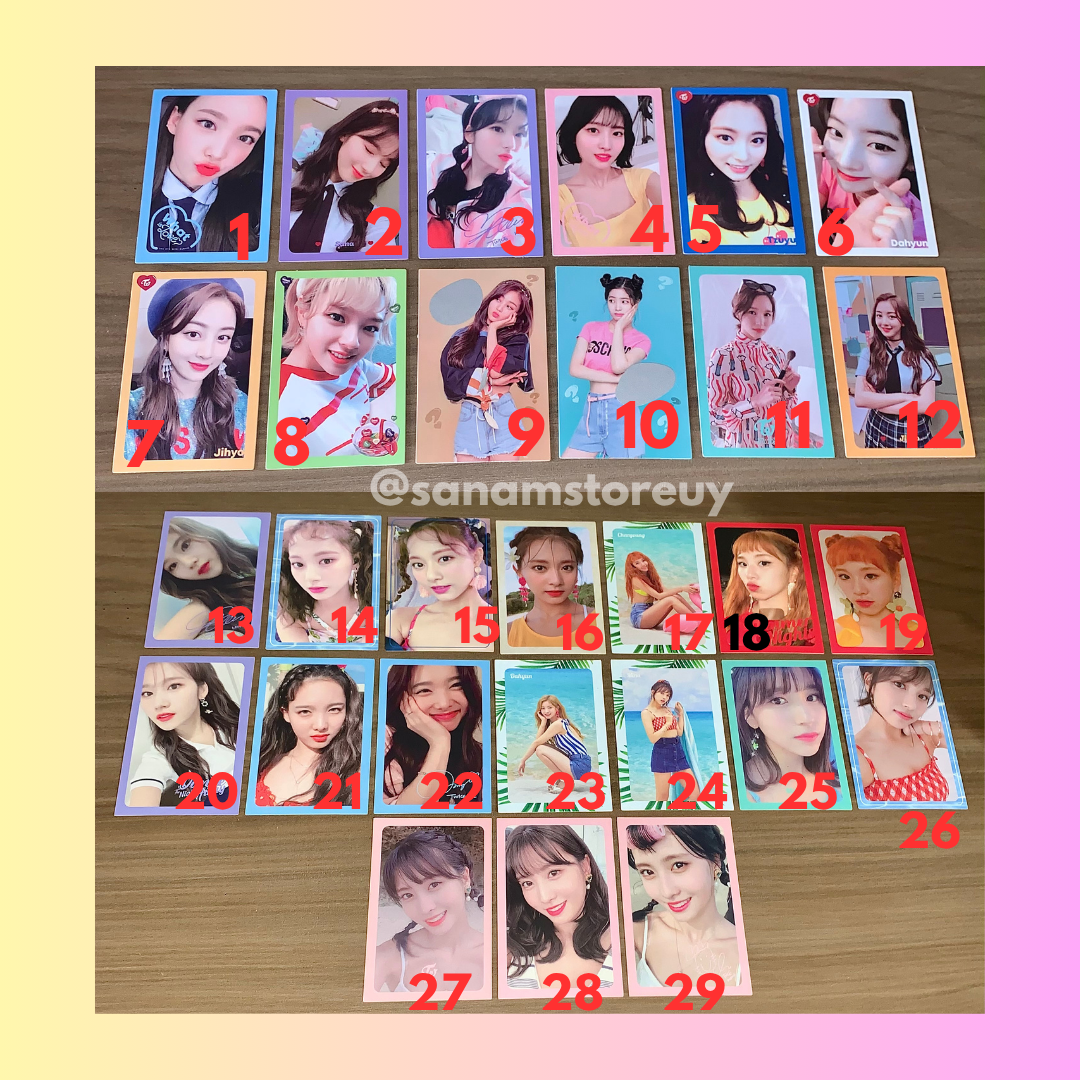 TWICE - What is Love? / Summer Nights Photocards