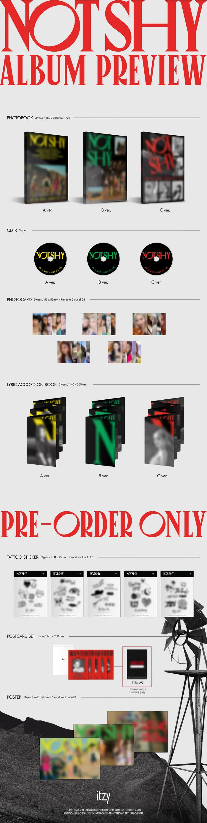 ITZY - NOT SHY Álbum