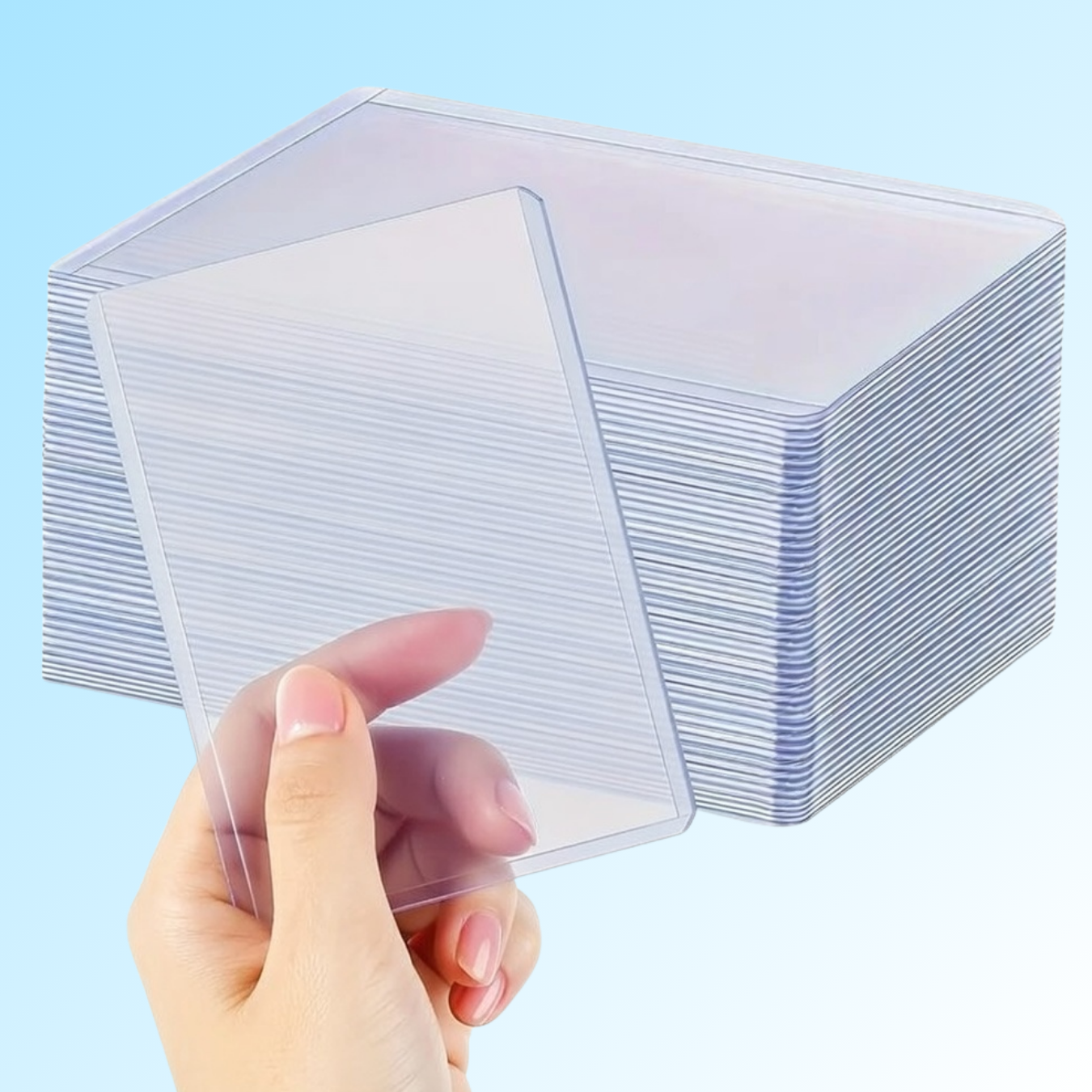 Toploaders transparentes para photocards (con film protector)