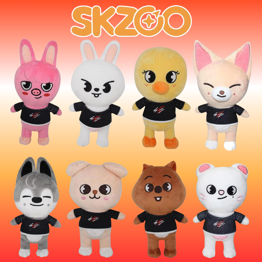 Peluches Stray Kids (Skzoo) + Photocard