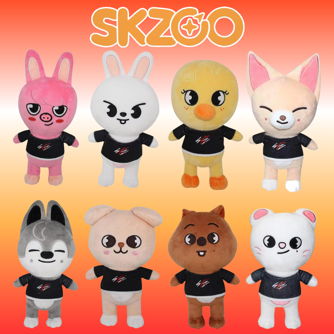 Peluches Stray Kids (Skzoo) + Photocard