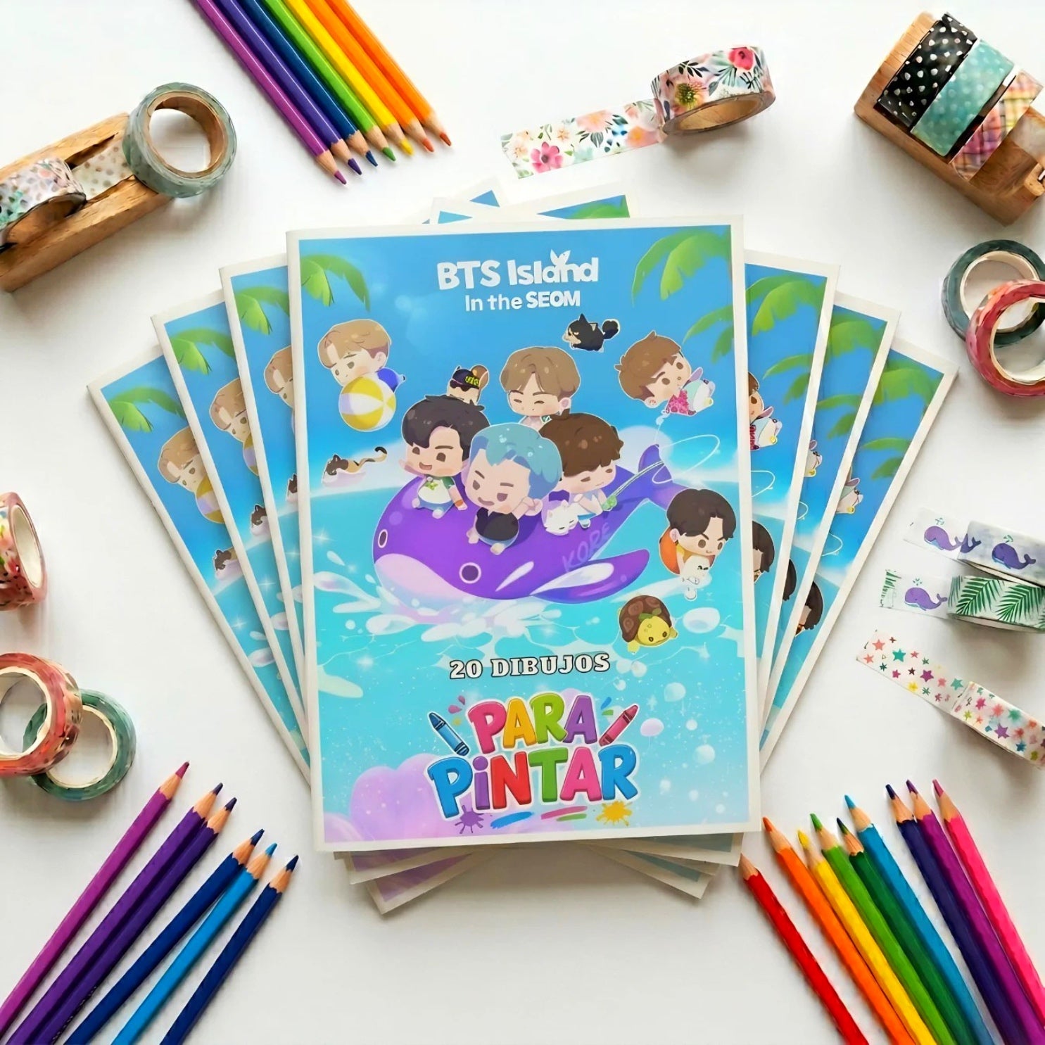 BTS Island: In the SEOM - Librito para pintar