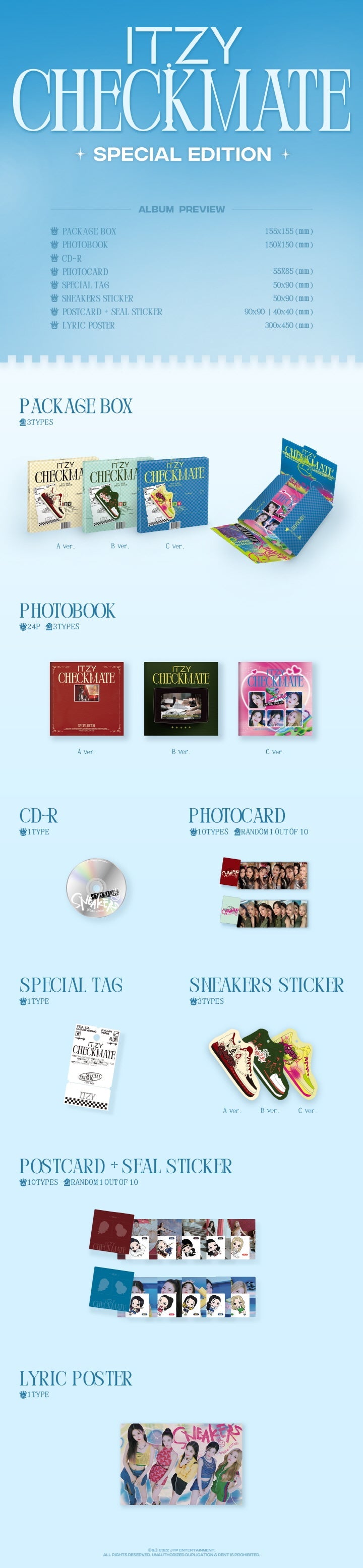 ITZY - CHECKMATE Álbum Edición Especial