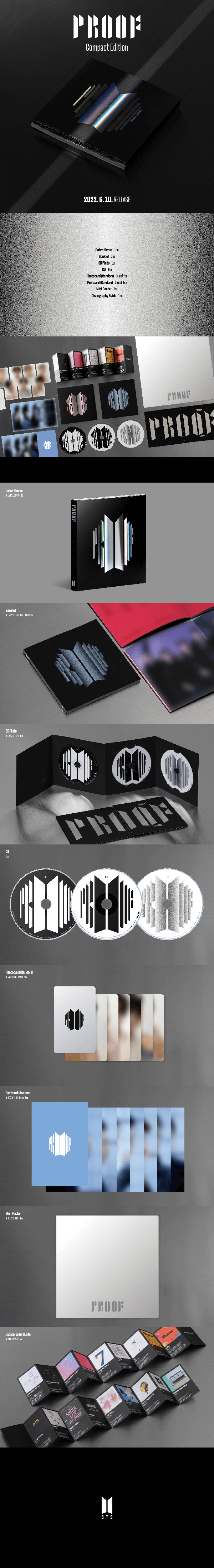 BTS - PROOF Compact Álbum