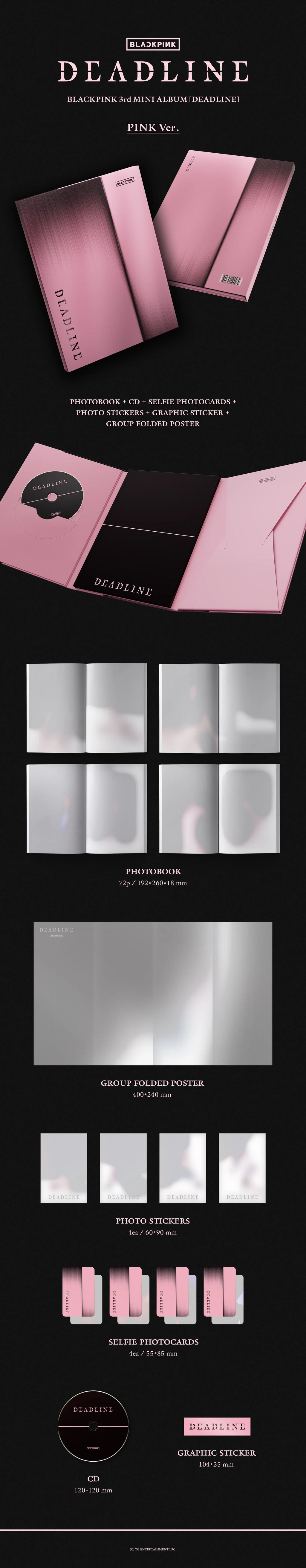 BLACKPINK - DEADLINE (Pink Ver.) Álbum