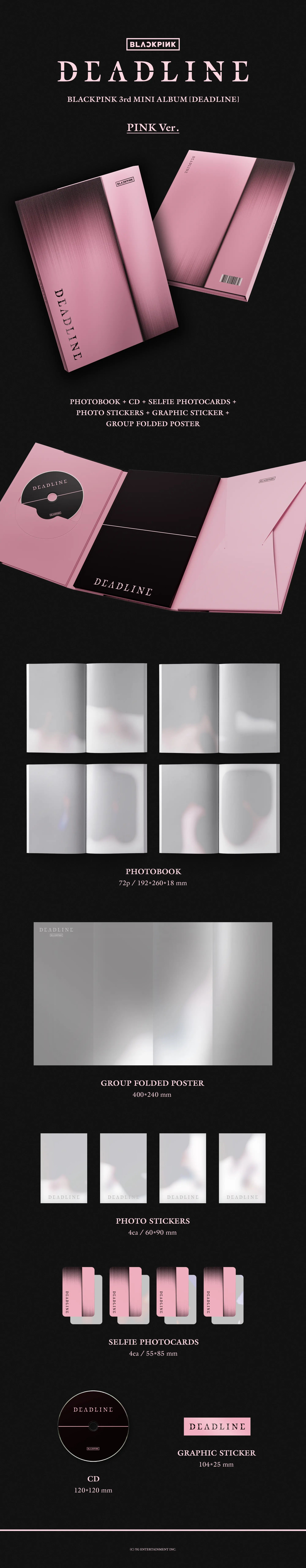 BLACKPINK - DEADLINE (Pink Ver.) Álbum