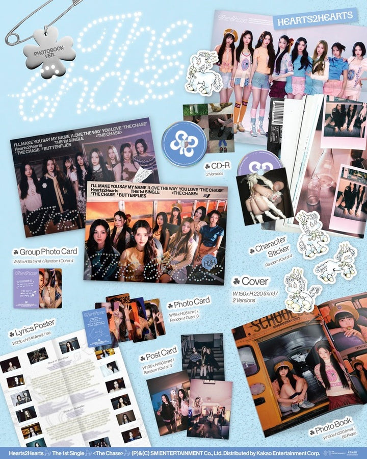Hearts2hearts - The Chase (Photobook ver.) Álbum