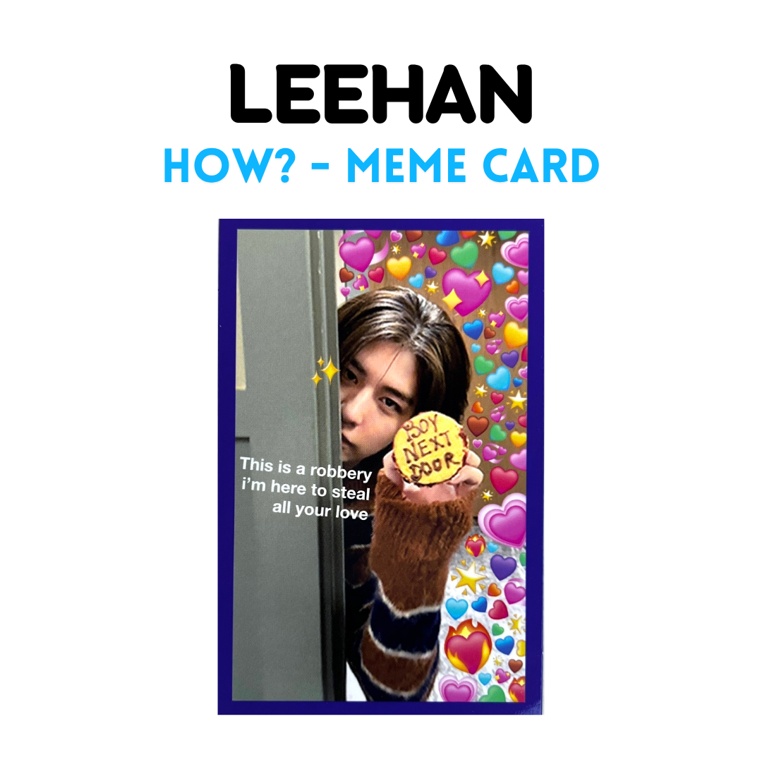 BOYNEXTDOOR - How? Photocards