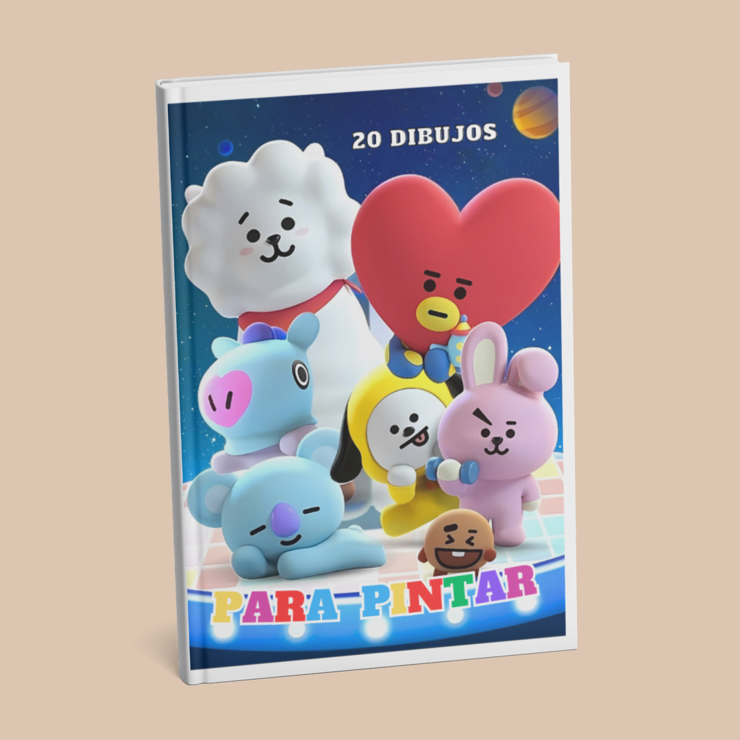 BT21 - Librito para pintar