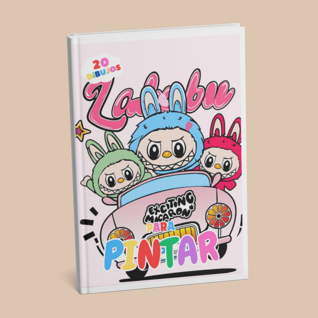 LABUBU - Librito para pintar