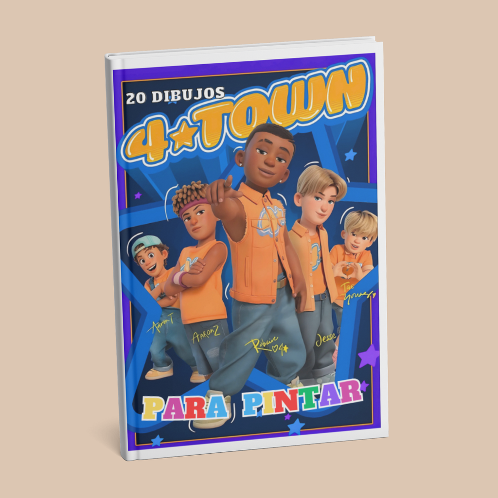 4 TOWN - Librito para pintar