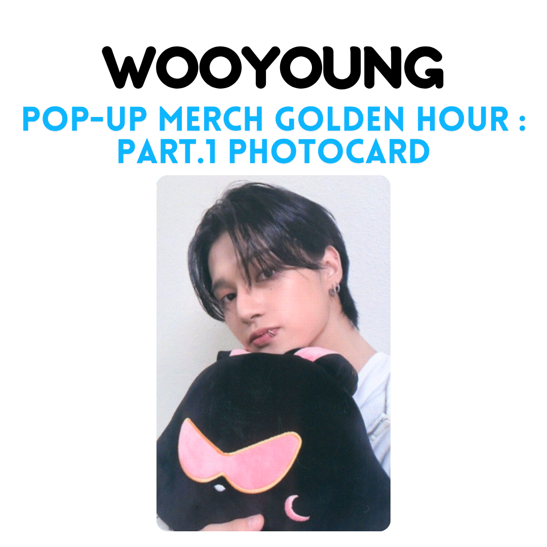 ATEEZ Wooyoung - Golden Hour Part.1 Merch Pop-Up Photocard