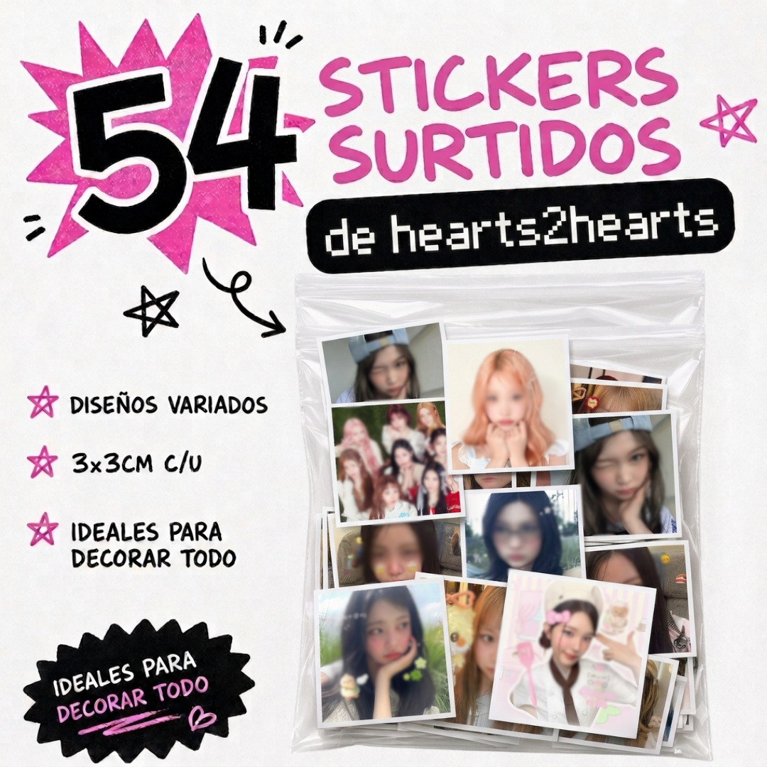 54 Stickers de Hearts2Hearts