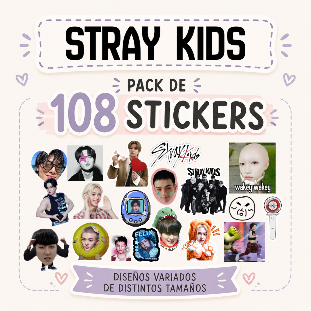 108 Stickers de Stray Kids