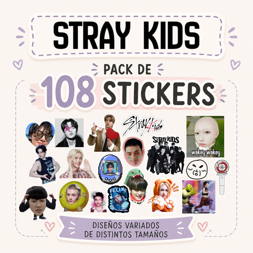 108 Stickers de Stray Kids