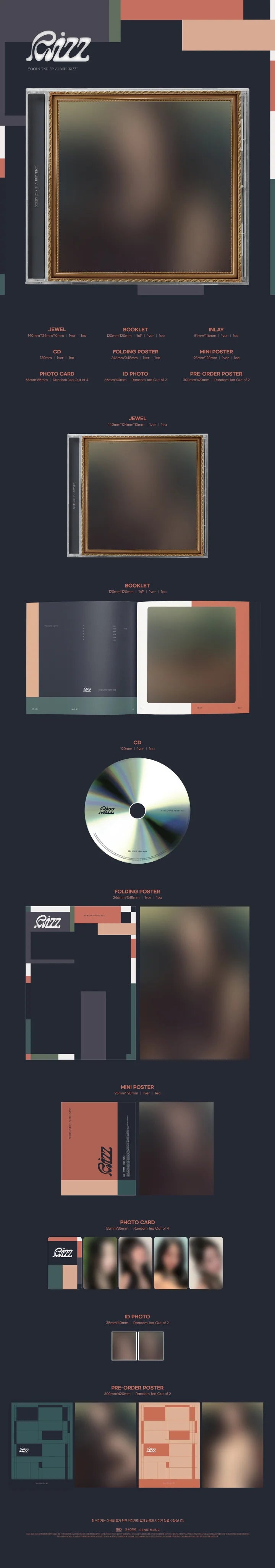 SOOJIN - RIZZ (Jewel Ver.) Álbum
