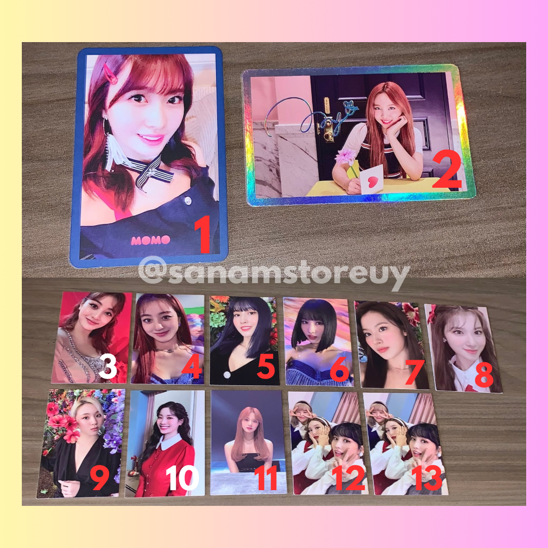 TWICE - Signal/Eyes Wide Open Photocards