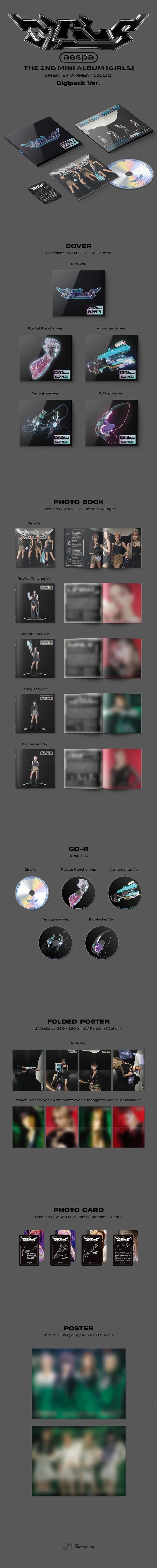 Aespa – Girls (Digipack Ver.) Álbum