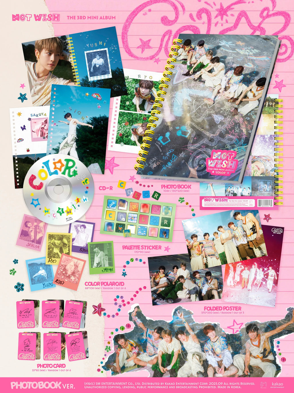 NCT WISH - COLOR (Photobook Ver.) Álbum