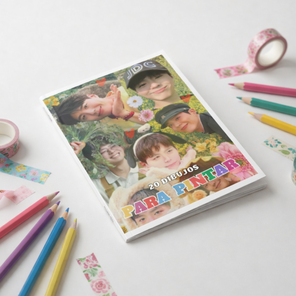 Park Bo Gum - Librito para pintar