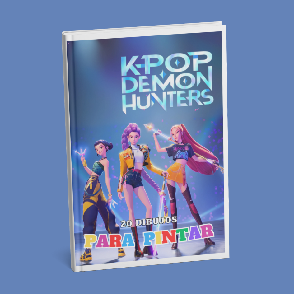 Las guerreras K-pop - Librito para pintar