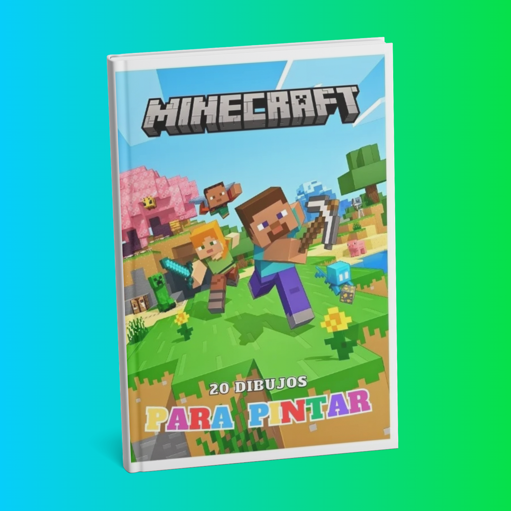 MINECRAFT - Librito para pintar