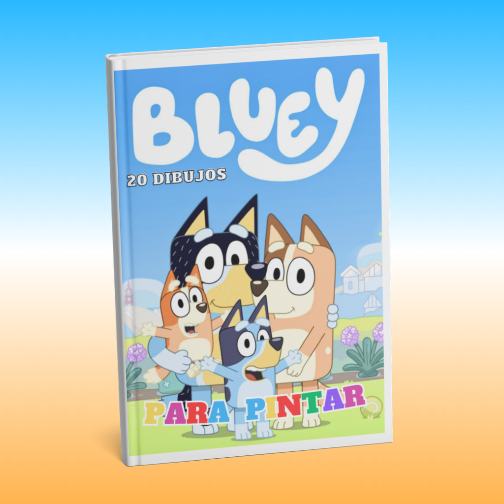 BLUEY - Librito para pintar