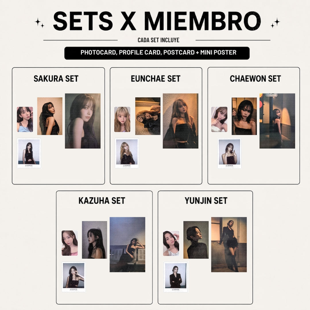 LE SSERAFIM 2024 Season's Greetings – Inclusiones Originales