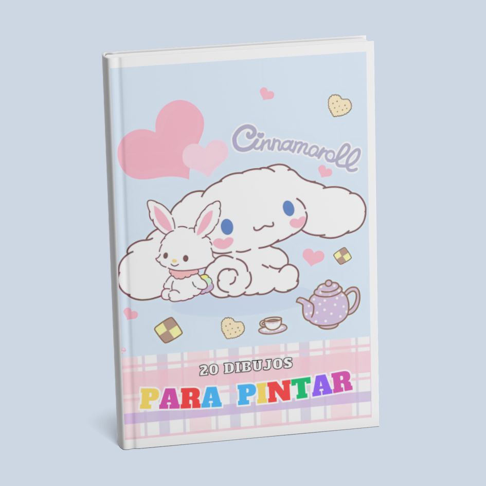 CINNAMOROLL - Librito para pintar