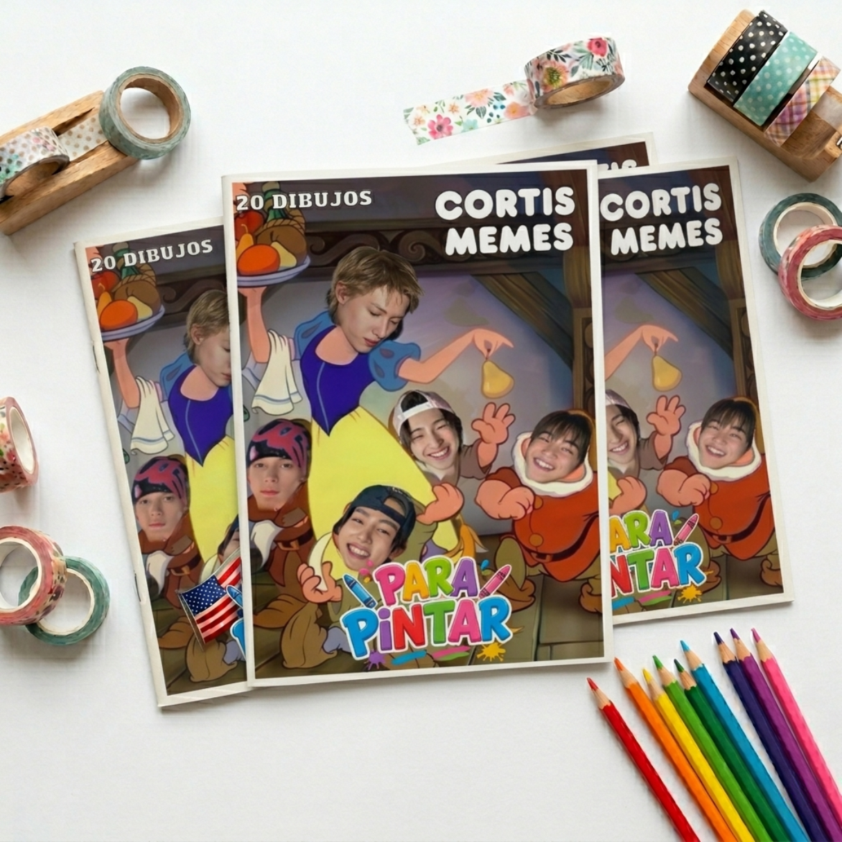 CORTIS (Memes Ver.) - Librito para pintar