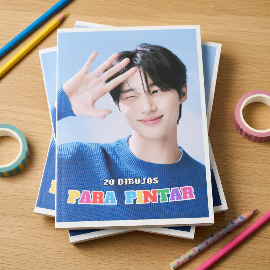 Byeon Woo Seok - Librito para pintar