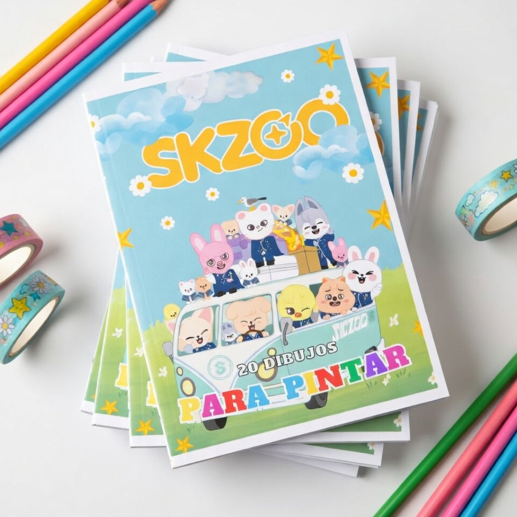 SKZOO - Librito para pintar
