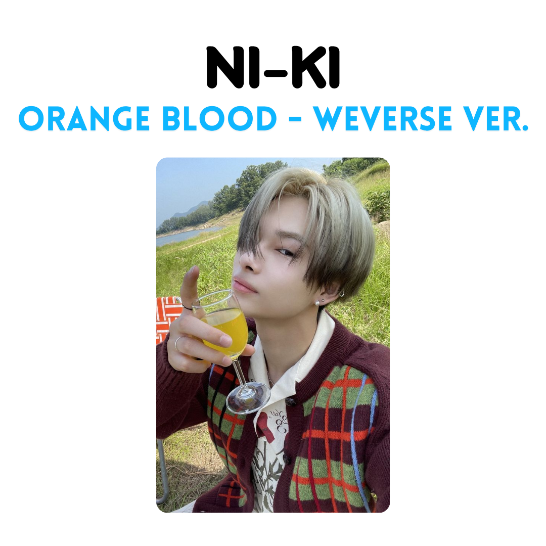 ENHYPEN - Orange Blood Photocards