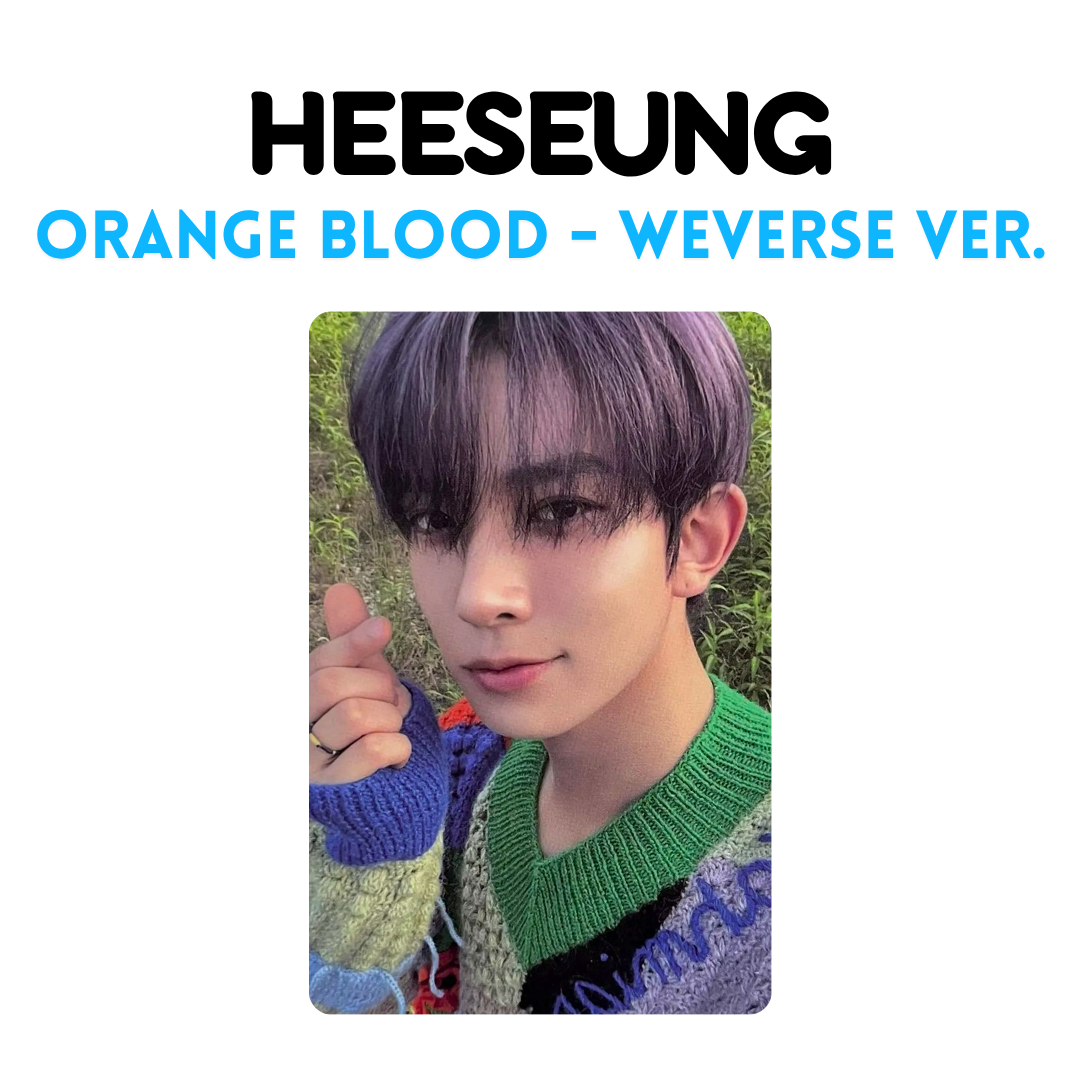 ENHYPEN - Orange Blood Photocards