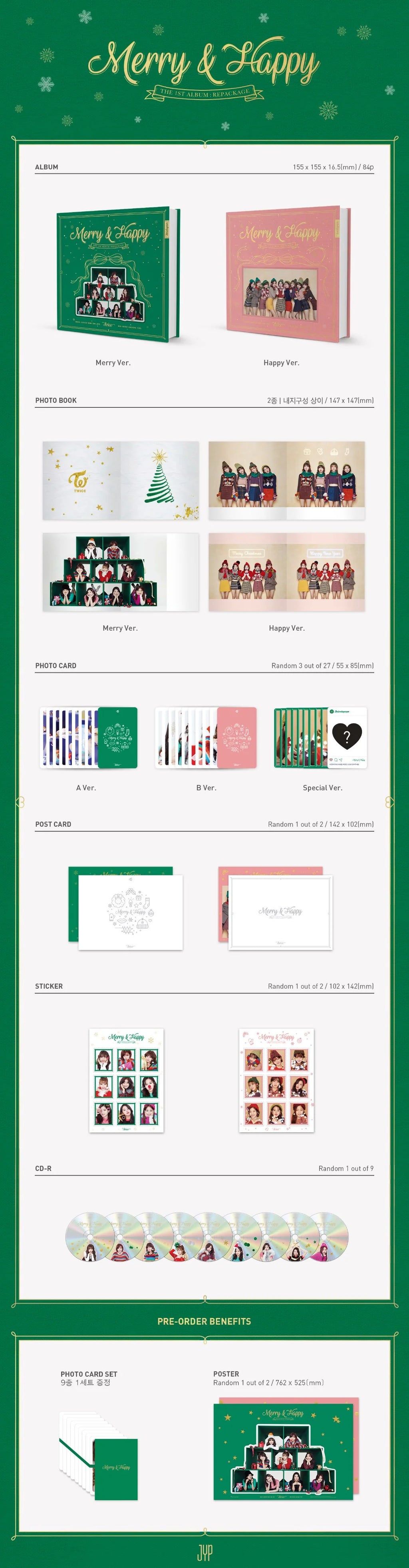 TWICE - Merry & Happy Álbum