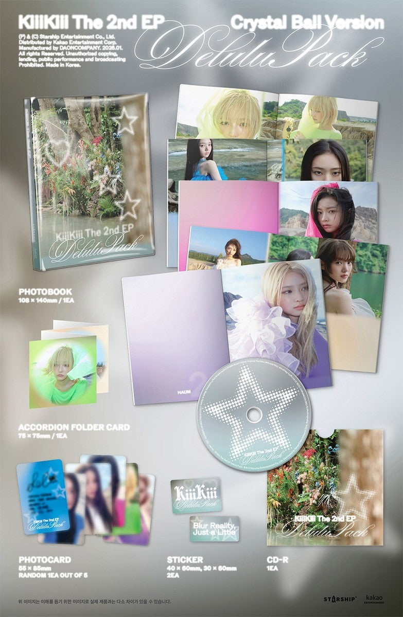 KiiiKiii – [Delulu Pack] (Crystal Ball Ver.) Álbum