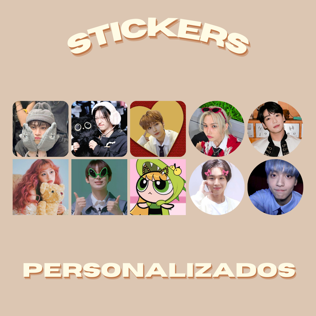Pack 10 stickers personalizados